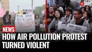 How Air Pollution Protest in Delhi Turned Violent & The Hidma Angle