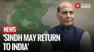 Rajnath Singh Drops Big Hint: ‘Sindh May Return to India!’ | Rajnath Singh On Sindh
