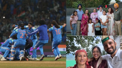 India Women's World Cup families