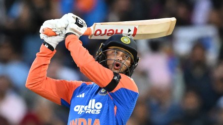 Abhishek tops the batters' list with 925 rating points ahead of England's Phil Salt and Tilak Verma. (AP Photo)