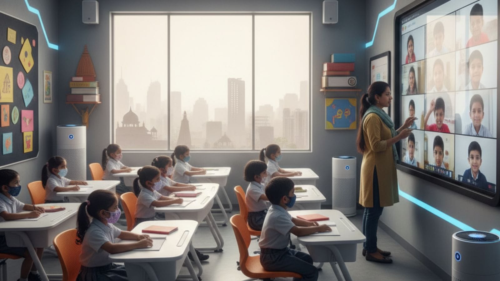 Hybrid classes allowed till Class 5 in Noida, Greater Noida & Gurugram schools