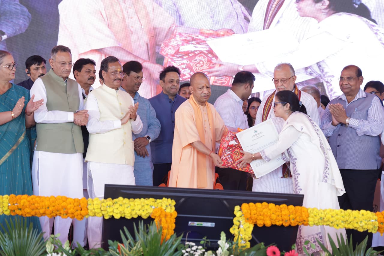 ‘Mafia land will become homes for poor’: UP CM as he hands over flats built on Mukhtar Ansari’s seized property