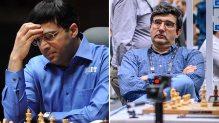 Viswanathan Anand has said that he was “quite disappointed” with how Vladimir Kramnik had behaved in his crusade to expose to cheating in chess. (File/FIDE)