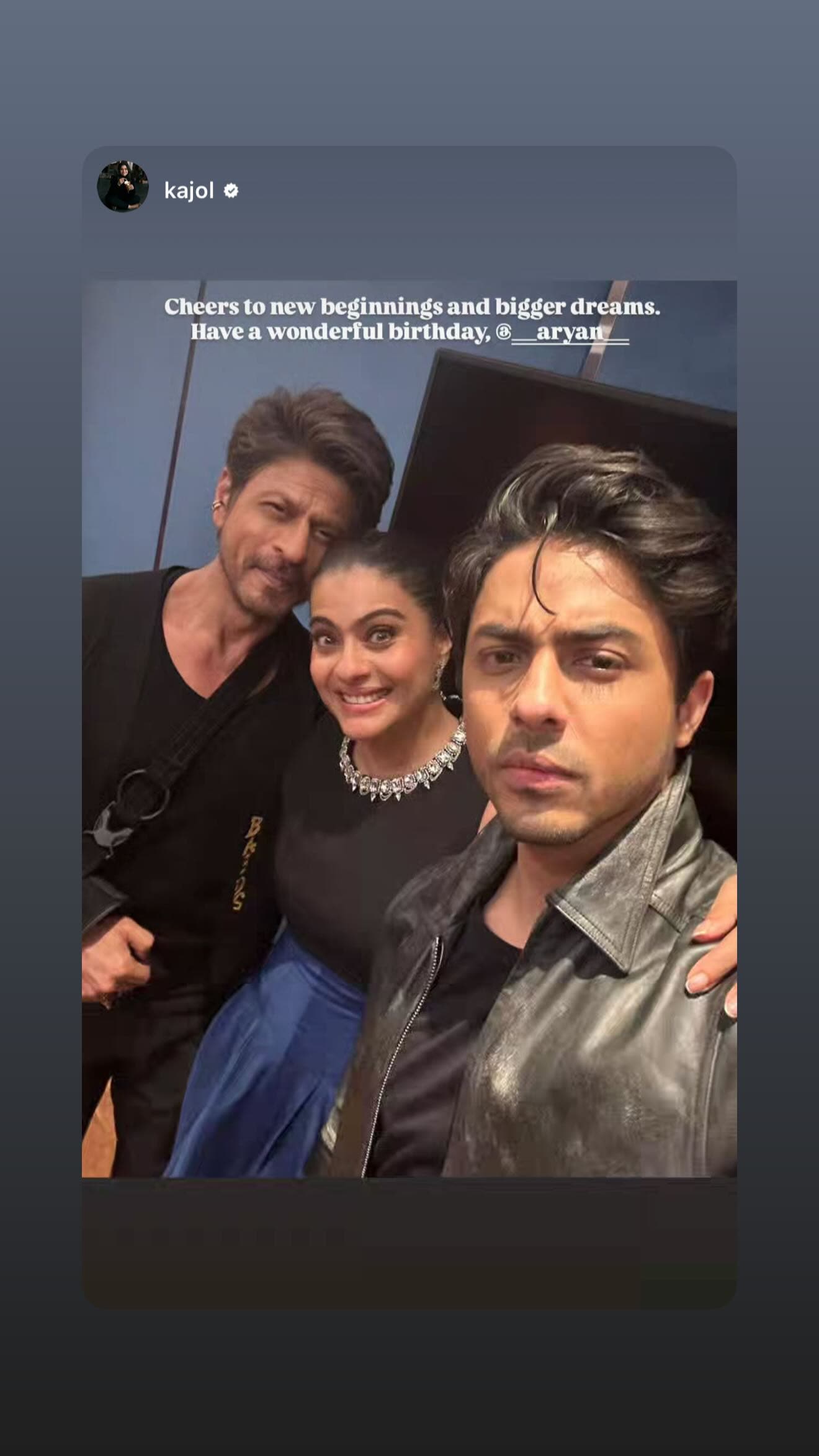 Aryan Khan birthday wishes