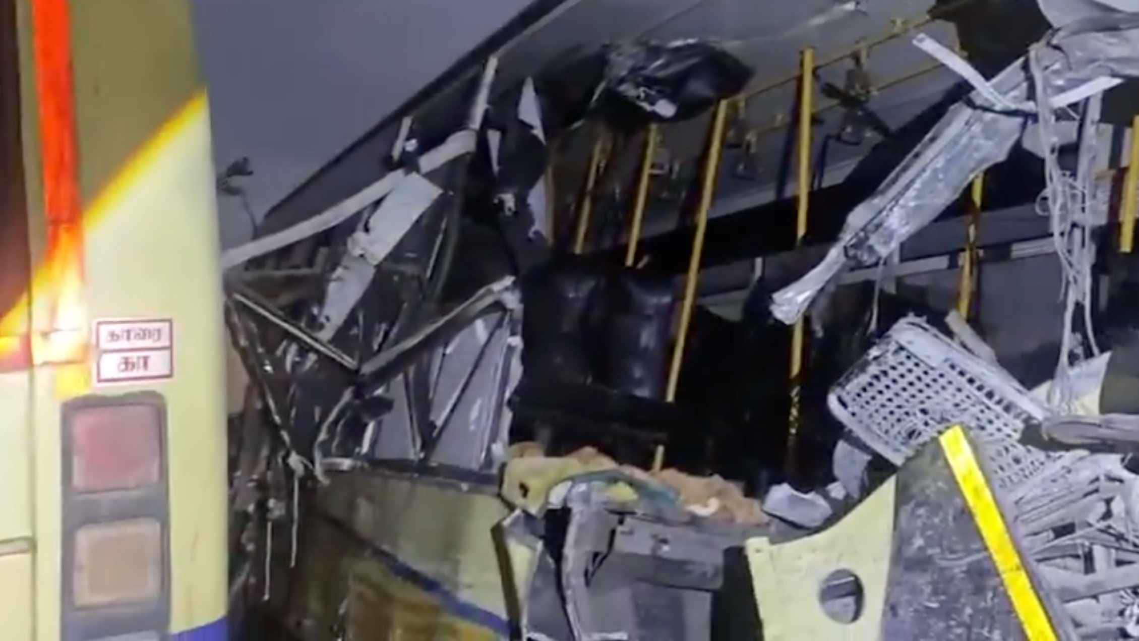 Deadly Bus Crash in Tamil Nadu Leaves 11 Dead, Dozens Injured