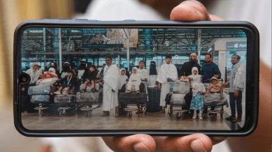 Relatives in Hyderabad say 18 family members were on the bus that crashed into an oil tanker in Saudi Arabia, killing dozens.