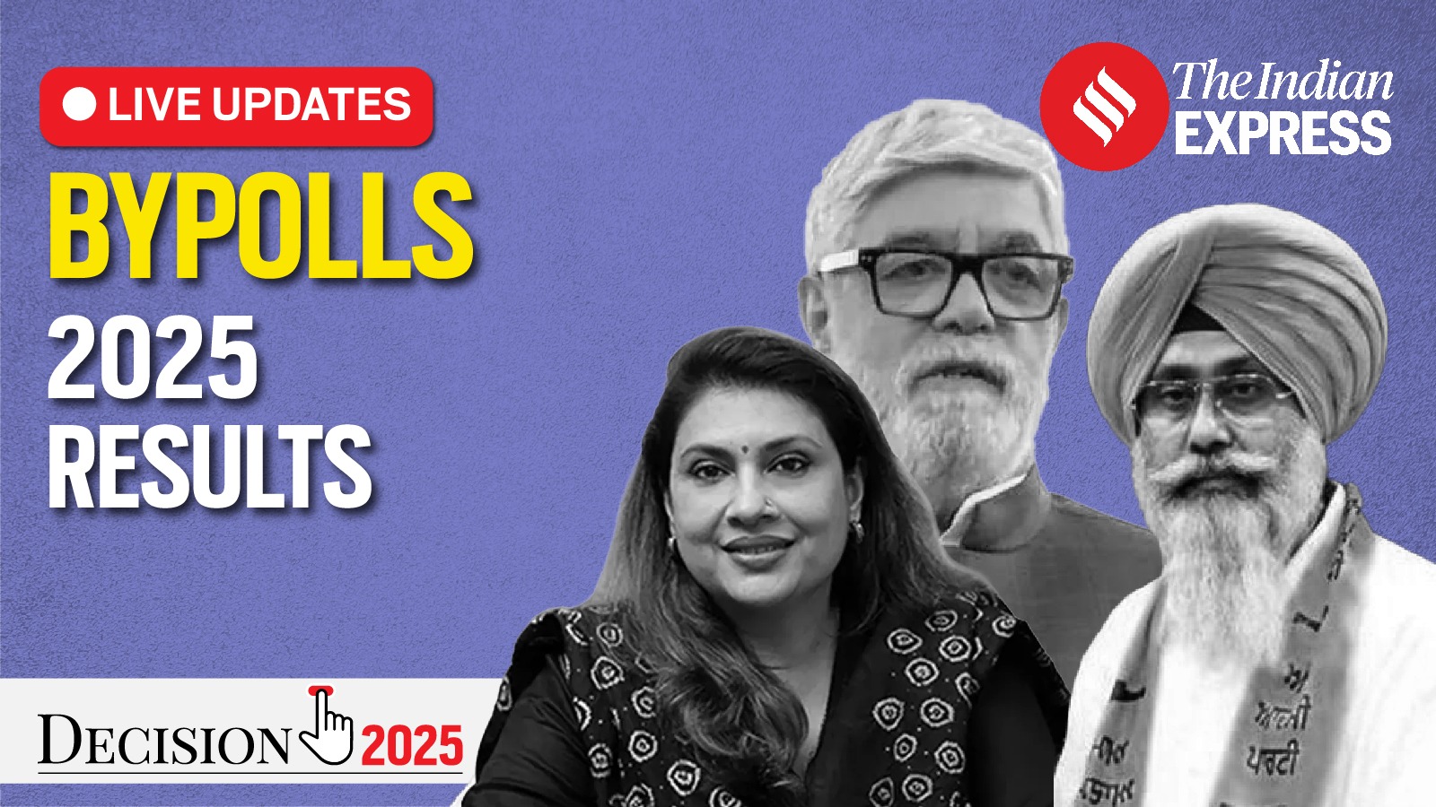 By-Election Results 2025 Live Updates: Counting to begin shortly for bypolls held across 8 constituencies