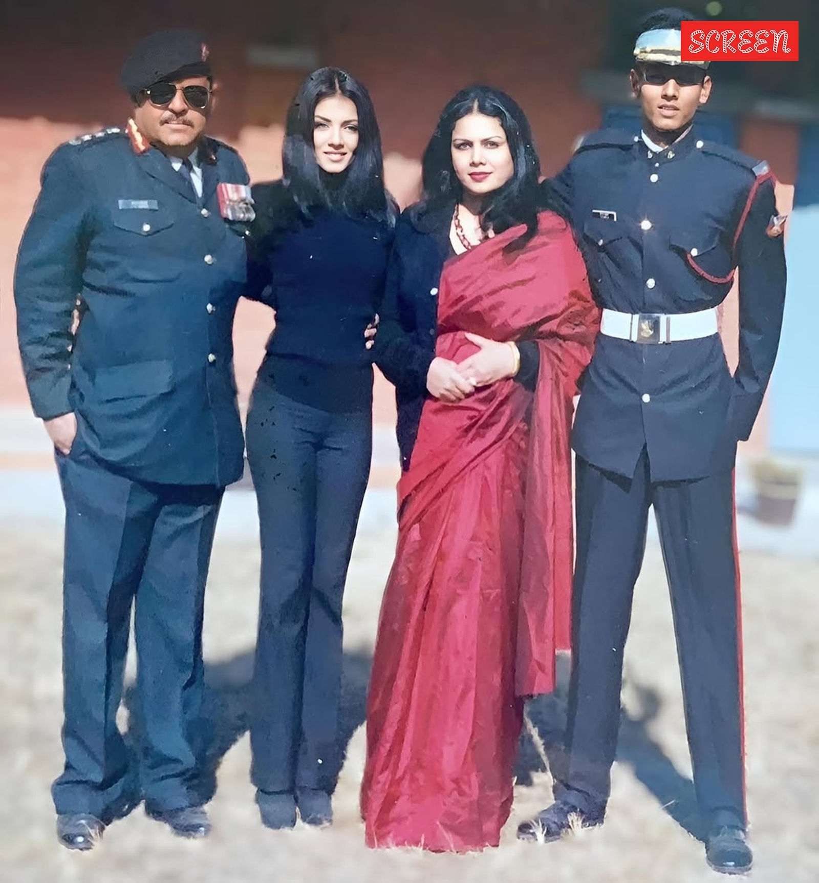 Celina and Vikrant are the children of late Colonel Vikram Kumar Jaitly and the grandchildren of late Colonel Eric Francis of the Rajputana Rifles.