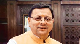 CM Dhami in Uttarakhand Assembly, Uttarakhand Assembly, Dehradun, Rashtriya Swayamsevak Sangh (RSS), RSS, Pushkar Singh Dhami, Indian express news, current affairs