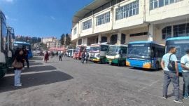 The report acknowledges the government’s efforts to replace diesel-powered buses with electric buses in the public transport sector, but comments that the pace of change is slow.