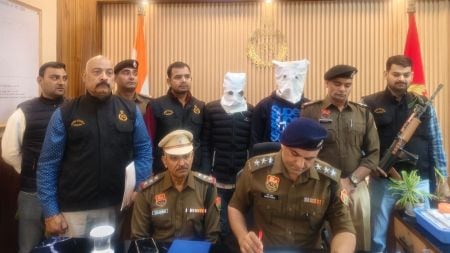 The police have identified the arrested men as Sandeep Suman, 42, and Suraj, 39, both residents of Bihar’s Munger district. The two were nabbed from the Faridabad railway station while they were waiting to catch a train to Bihar.