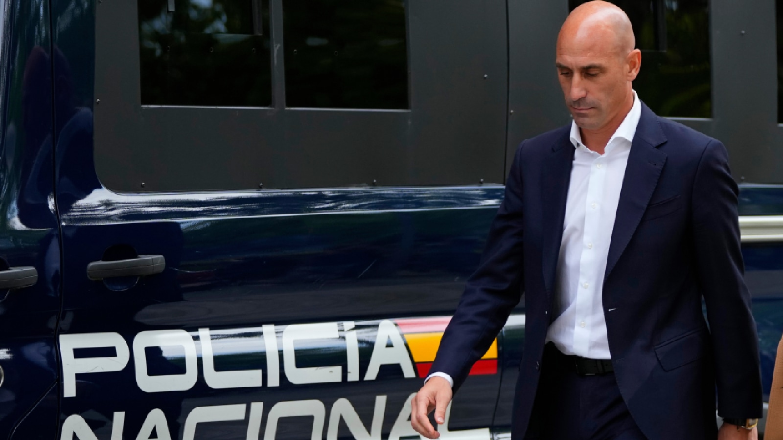 Ex-Spanish football boss Luis Rubiales egged by his own uncle at book presentation
