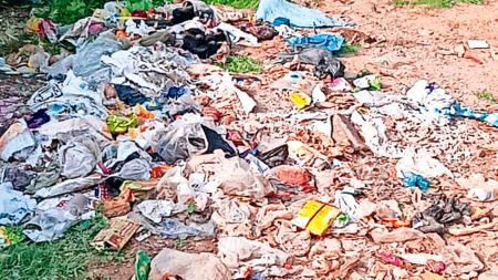 Mohali trash-burn scandal, Mohali trash burning scandal, Mohali trash burning, Mohali illegal dumping continues, illegal dumping continues, Indian express news, current affairs