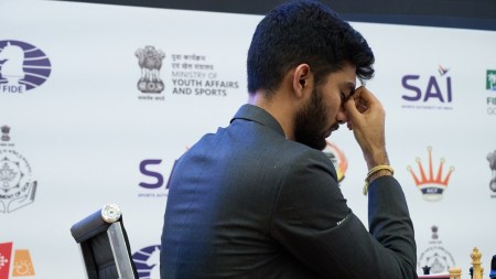 The Gukesh camp is looking at the year as a "transitional year” as he seeks new goals after achieving his childhood dream of becoming world champion at the age of 18. (Photo Credit: Eteri Kublashvili/FIDE)