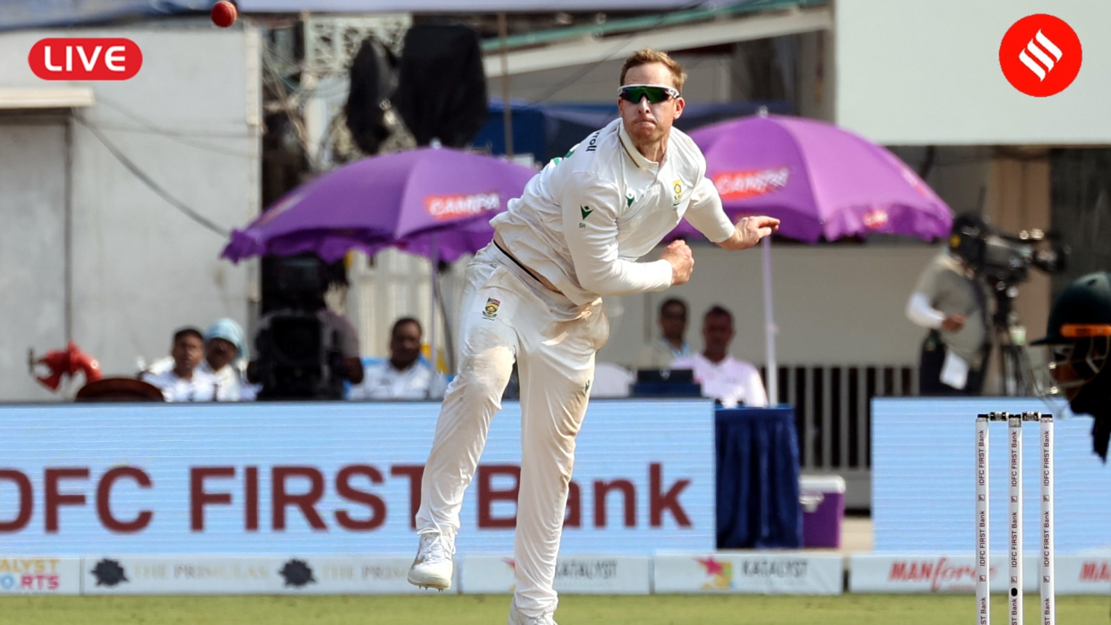 India vs South Africa Live Cricket Score, 1st Test Day 2: Axar Patel picks Kyle Verreynne, SA 89/6 vs IND in Kolkata