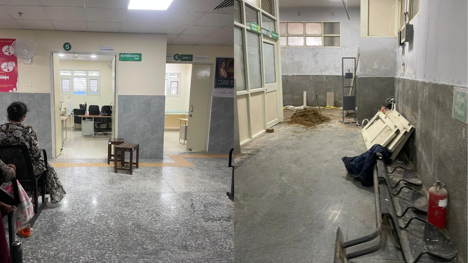 Ground report: At Panchkula Civil Hospital, it’s a day of dust, stench and delay