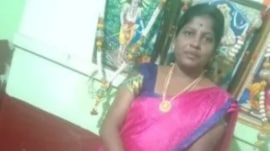 CCTV footage showed Pushpalatha brutally throwing the dog inside the lift. (Express Photo)