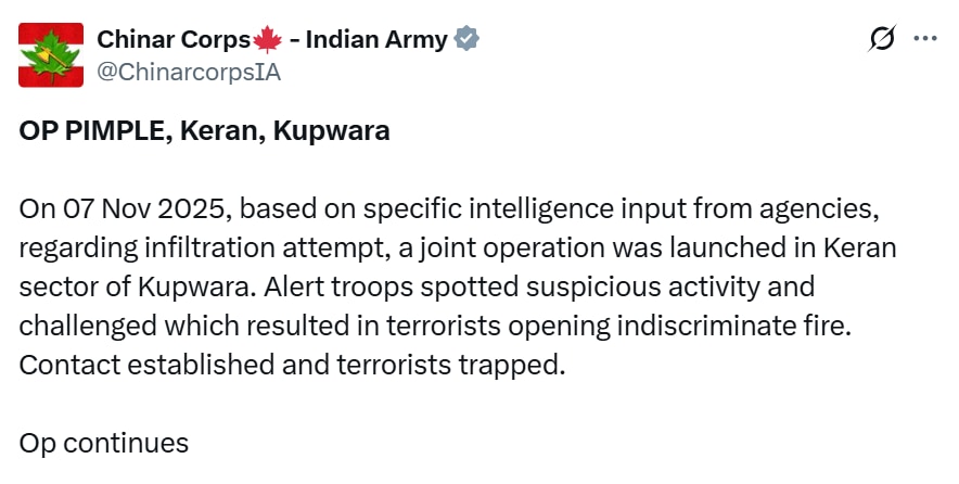 Operation Pimple in Kupwara