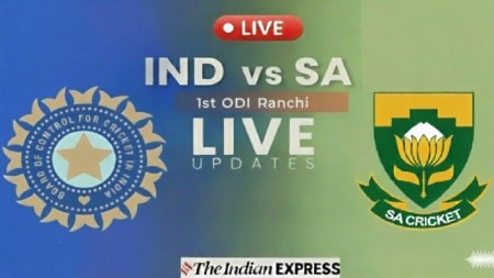 IND vs SA 1st ODI Live Cricket Score