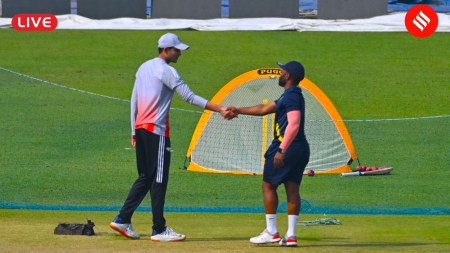 IND vs SA 1st Test Live Cricket Score: India are taking on South Africa in the first Test at the Eden Gardens in Kolkata. (Express Photo by Partha Paul)