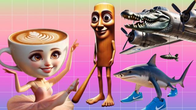 italian brainrot, ballerina cappuccina, tung tung tunt sahur, Tralalero Tralala