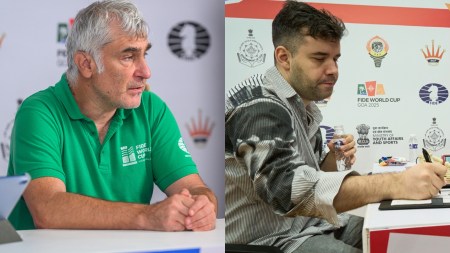 Just like Nepo, Ivanchuk was also knocked out in the second round from the ongoing FIDE World Cup in Goa. (Photo Credit: Michal Walusza/FIDE)