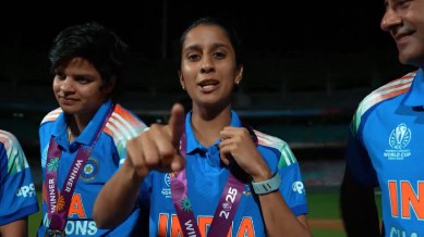 Jemimah Rodrigues kept the promise made four years ago about revealing the team song the day the team won the World Cup. (BCCI)