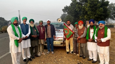 Farmers from Zira (Ferozepur) to march towards Delhi via Shambhu border. (Express Photo) punjab