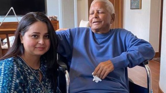 Acharya was in the news for donating a kidney to her father and RJD patriarch Lalu Prasad Yadav in December 2022.