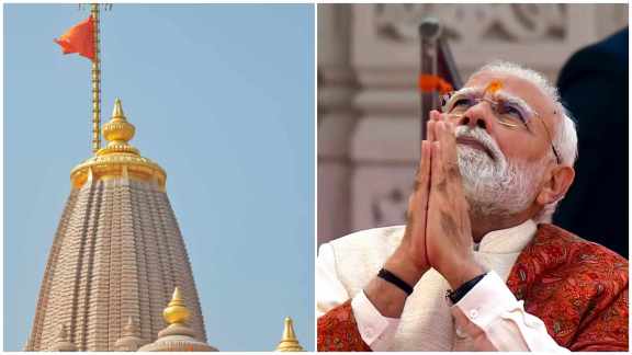 Modi, ayodhya, ram temple, dhwajarohan