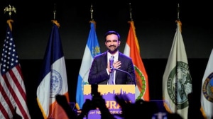 Zohran Mamdani speaks after winning the mayoral election