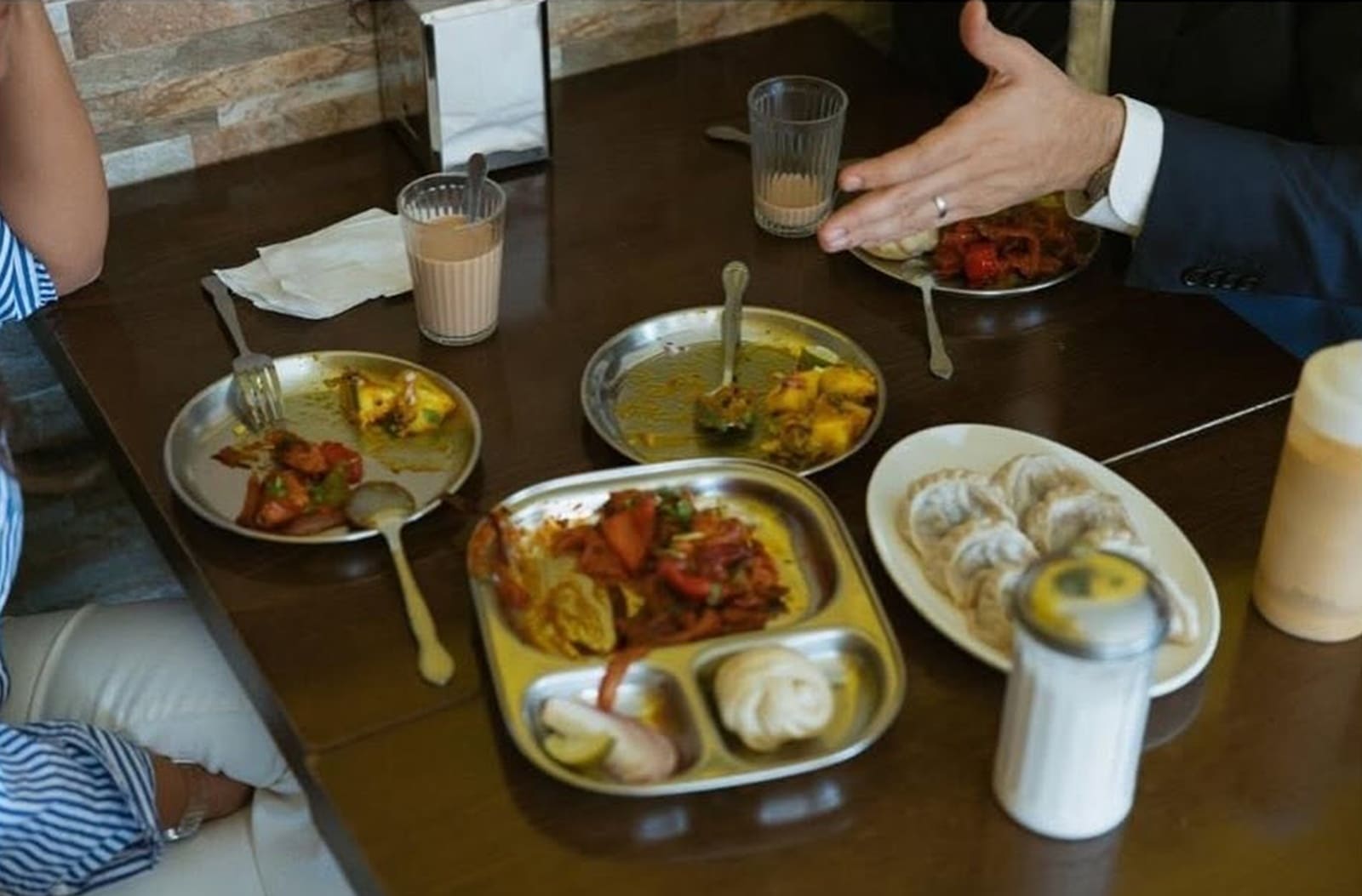 Zohran Mamdani eats tingmo bread, aloo dum, momos and chili chicken