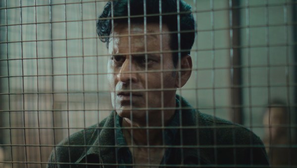 Manoj Bajpayee as Srikant Tiwari in The Family Man season 3.