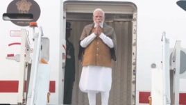 pm modi on his way to south africa