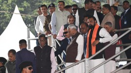 Bihar Cabinet berth talks, Bihar Cabinet, Nitish Kumar, janata dal united, Amit Shah, JDU leaders meet Shah, JDU leaders meet Shah over Speaker choice, bihar Speaker choice, Indian express news, current affairs