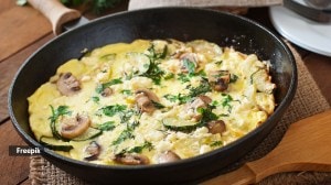 Learn how to make omelettes using a microwave