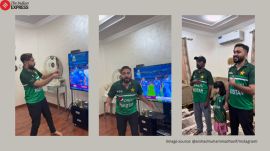 pakistani fan celebrates India’s Women’s World Cup win