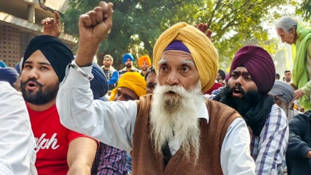 Protest at Panjab University