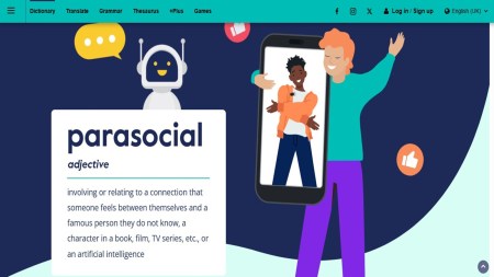 Cambridge Dictionary names parasocial word of the year