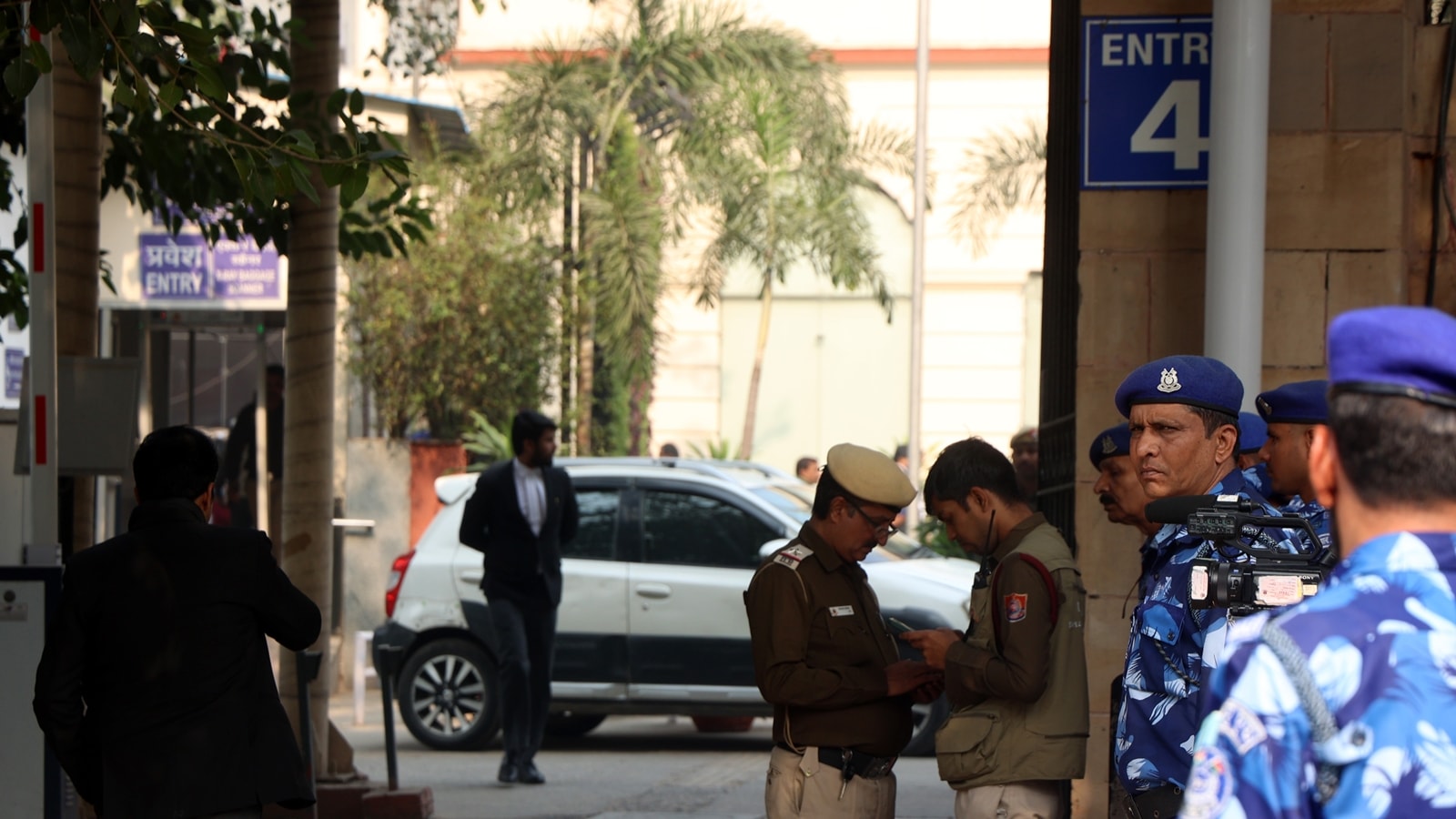 Three courts, two schools get hoax bomb threat