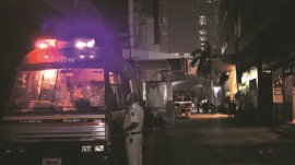 During investigation, police found several broken beer bottles and clothes at the crime scene. (File)