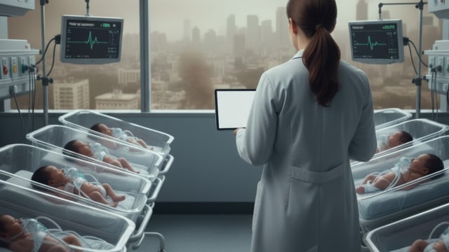 Studies show a link between maternal exposure to air pollution and an increased risk of stillbirth, particularly during the third trimester.