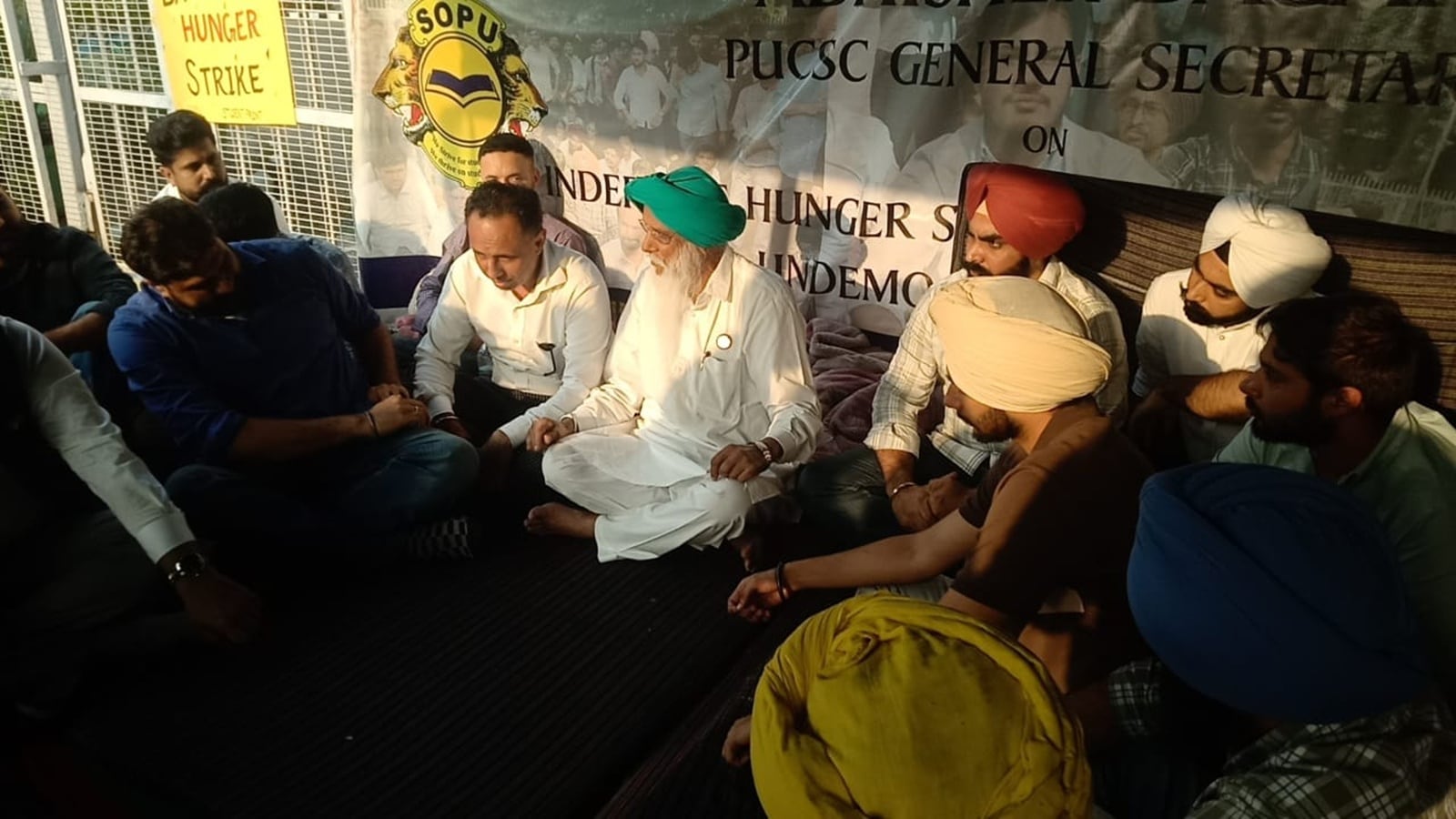 Punjab farmers protest stubble burning penalties, demand dues and bonus