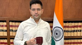 Raghav Chadha loves drinking tea