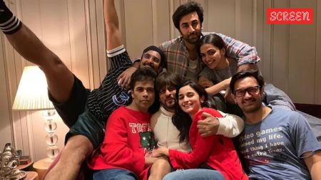 Ranbir Kapoor's birthday pic with SRK, Aamir, Deepika, Alia, and Ranveer.