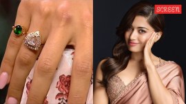 Rashmika Mandanna shows off her engagement ring
