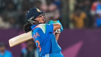 Richa Ghosh's cameos were bigly responsible for India getting to some big totals after the late innings impetus she provided. (AP)