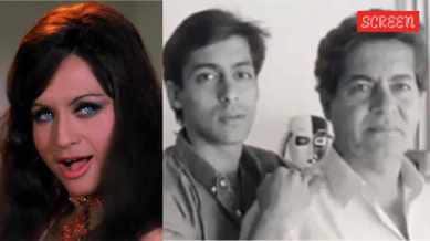 Salman Khan, Helen, Salim Khan