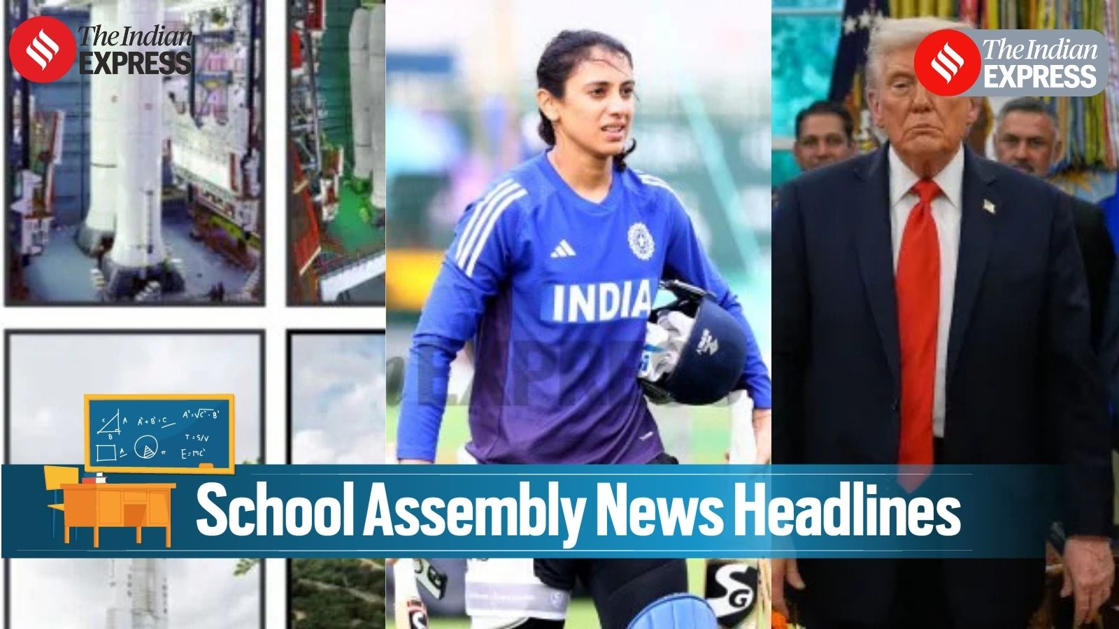 School Assembly News Today (November 3): Ind Vs South Africa Final, ISRO’s heaviest satellite & more