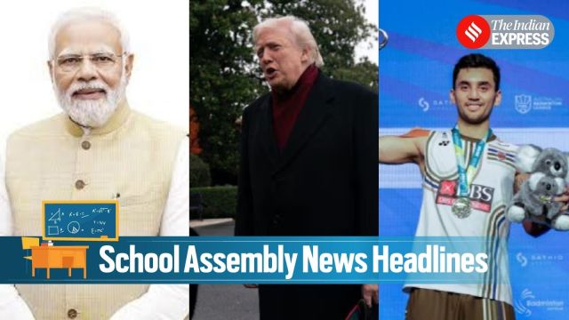 Today’s News Headlines for School Assembly, Nov 24: PM Modi in Brazil for COP 30, Sen won Australian Open Super 500 & more